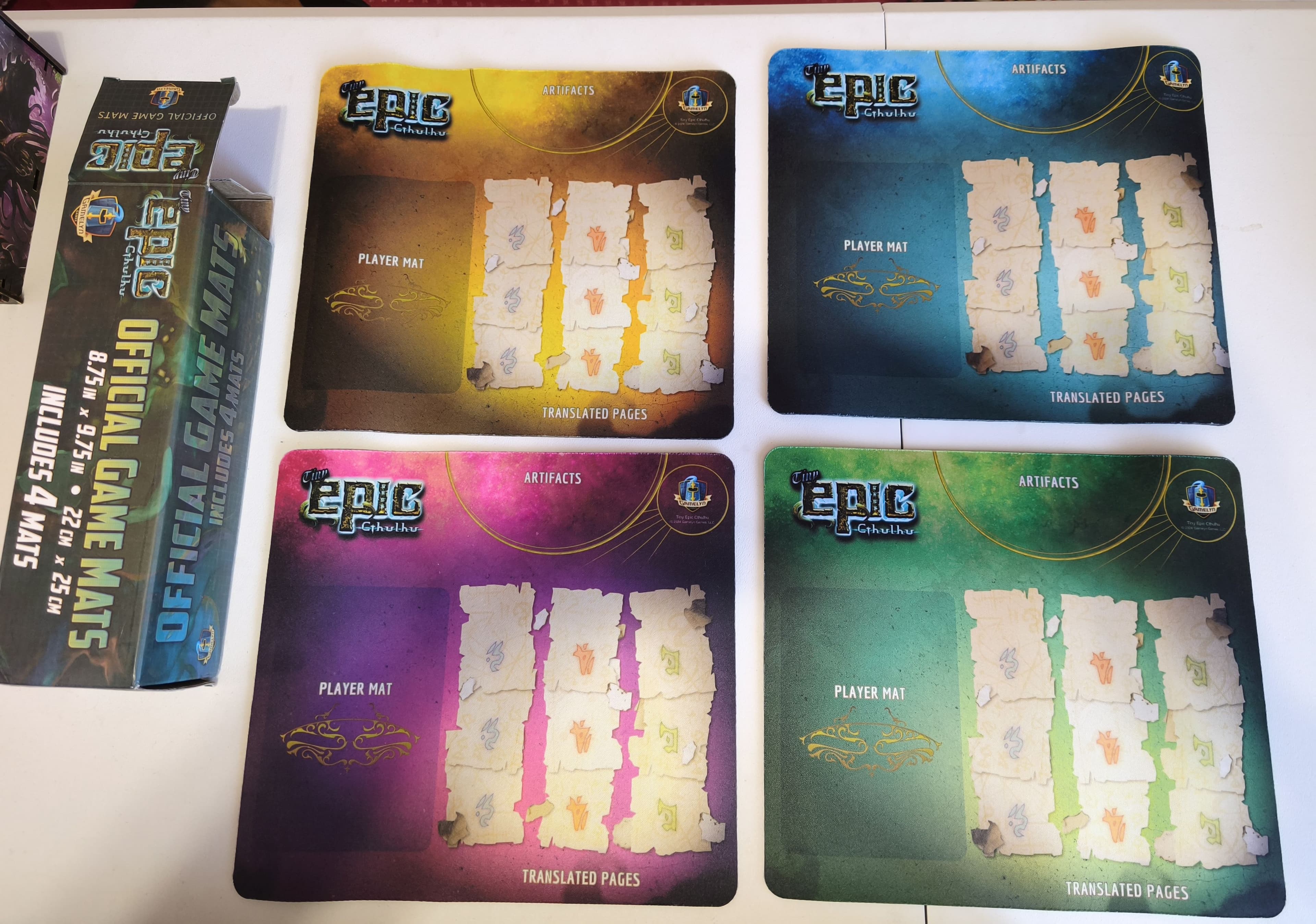 Tiny Epic Cthulhu + Cult of Chaos ekspanzija + Insert Box UV + Game Mat + 4x Player Mats - thumbnail 2