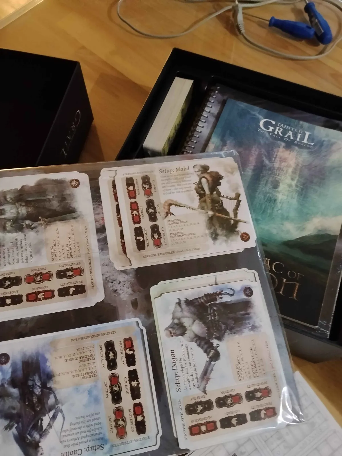 Tainted grail fall of avalon + Stretch goals age of legends & last knight campaigns + nesto malo - thumbnail 6