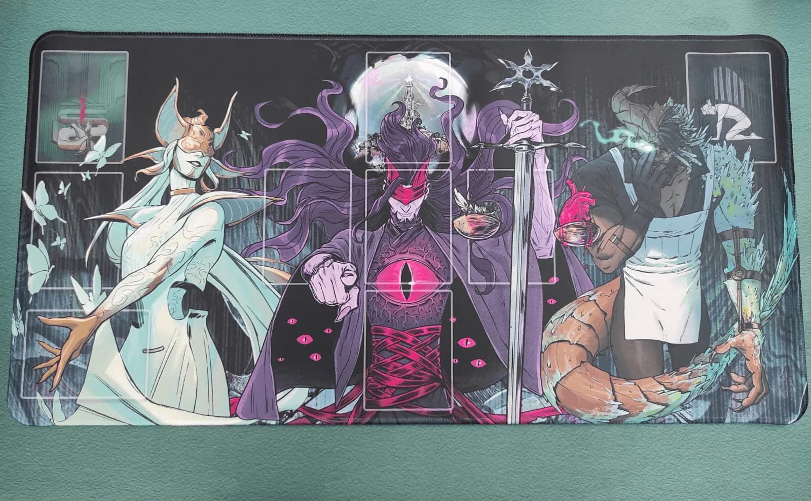 Kinfire Delve kolekcija + custom playmat + sleeves (dragonshield/standard) - thumbnail 2