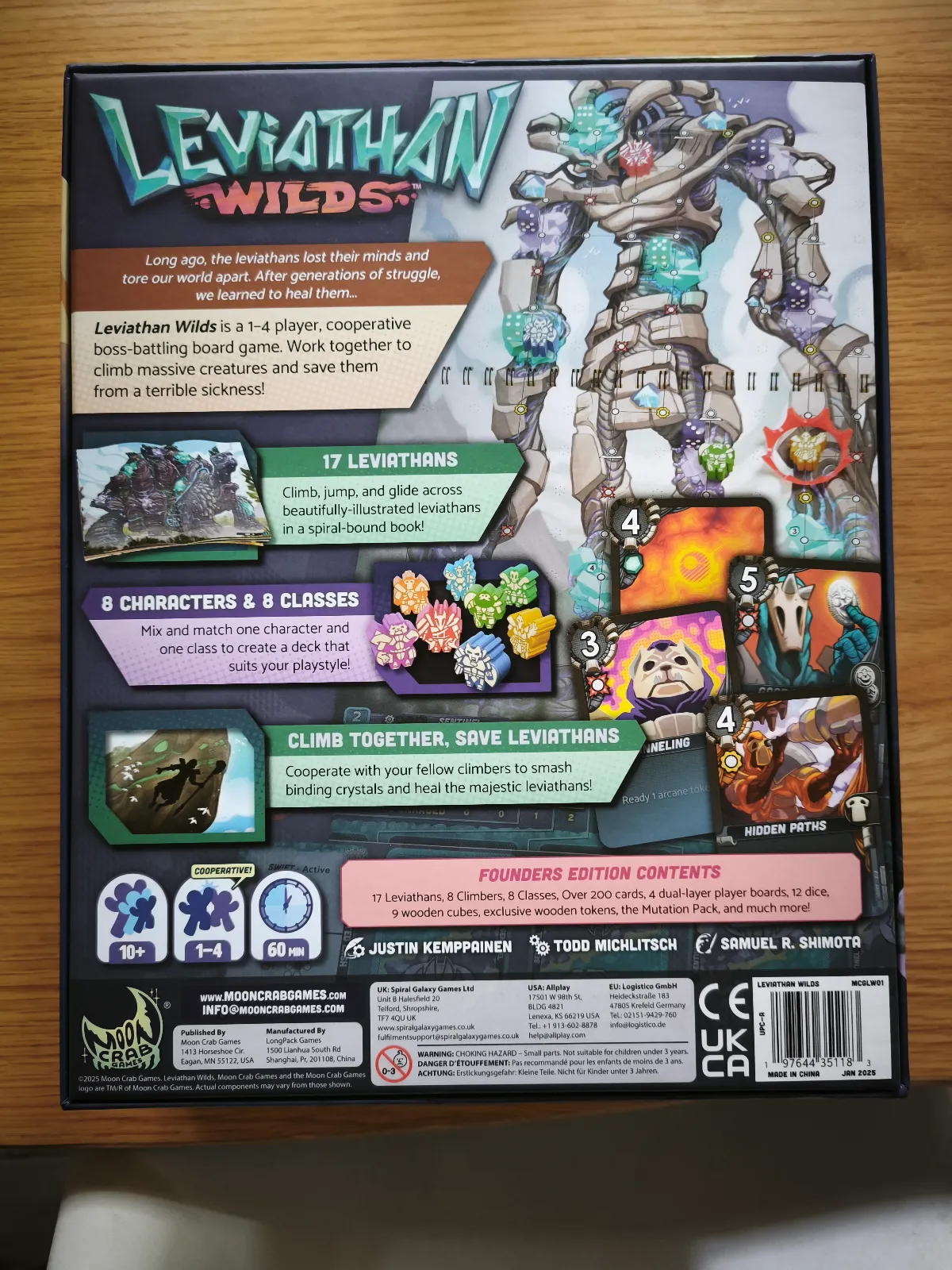 Leviathan Wilds Founders edition - Wooden tokens, Mutation pack expansion - thumbnail 2