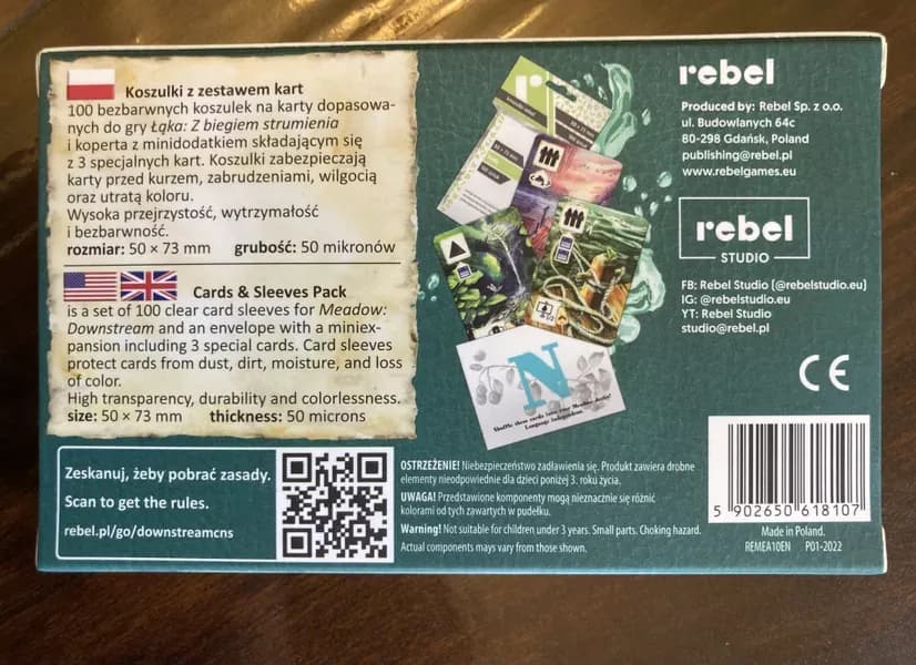 Meadow: Downstream – Cards & Sleeves Pack - thumbnail 2